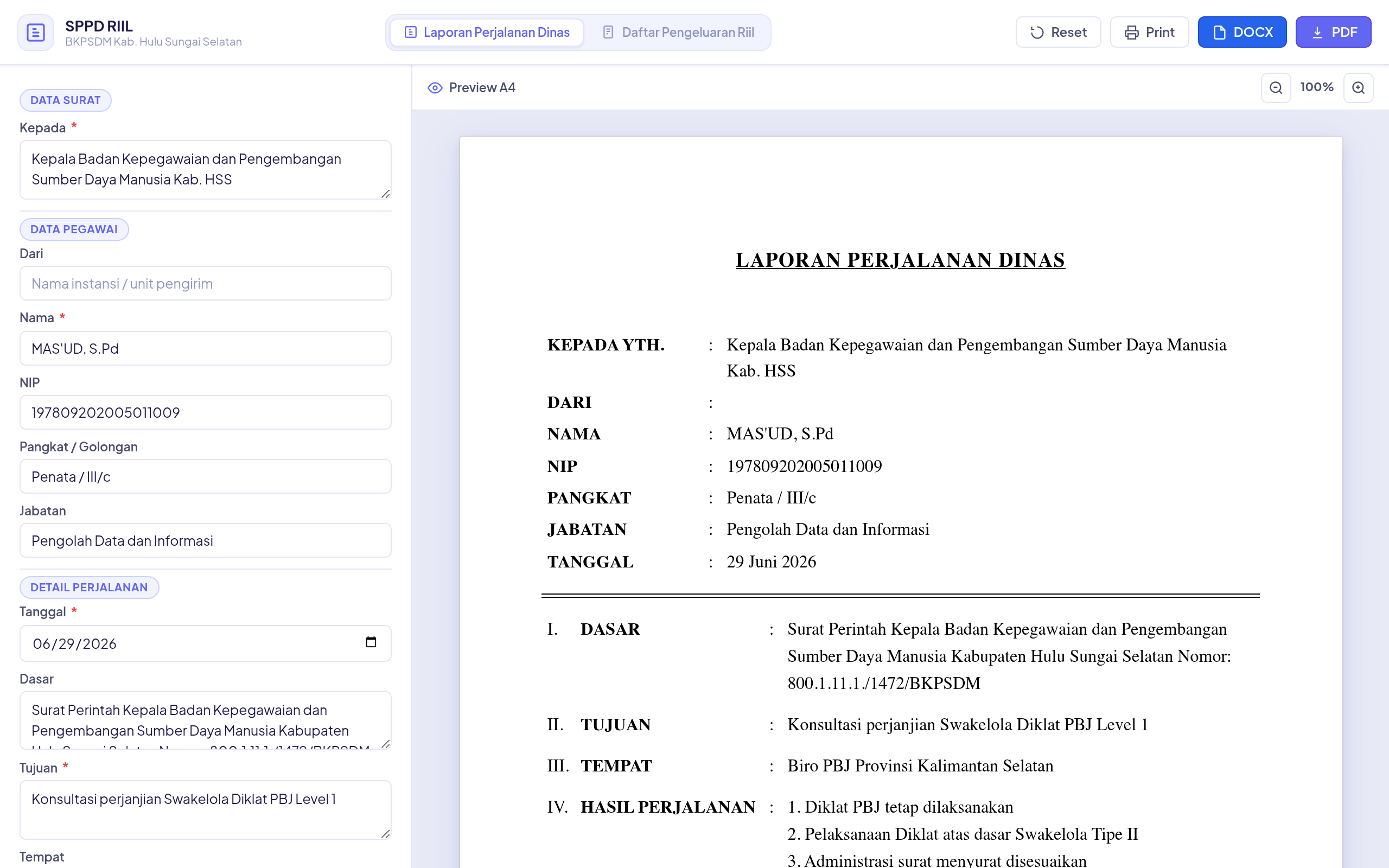 Screenshot laporan-perjalanan-dinas-riil