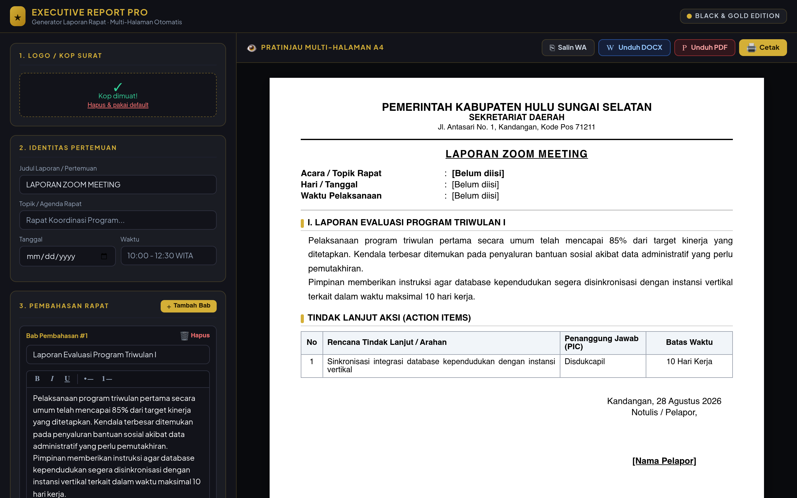 Screenshot laporan-zoom