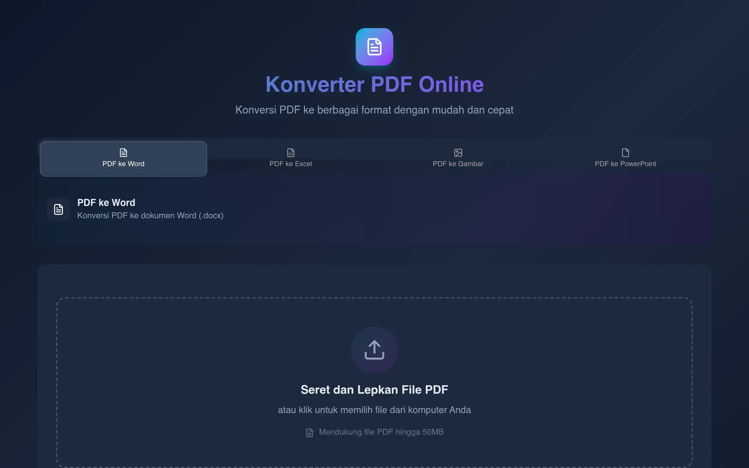 Screenshot tuls-konverter-pdf-online