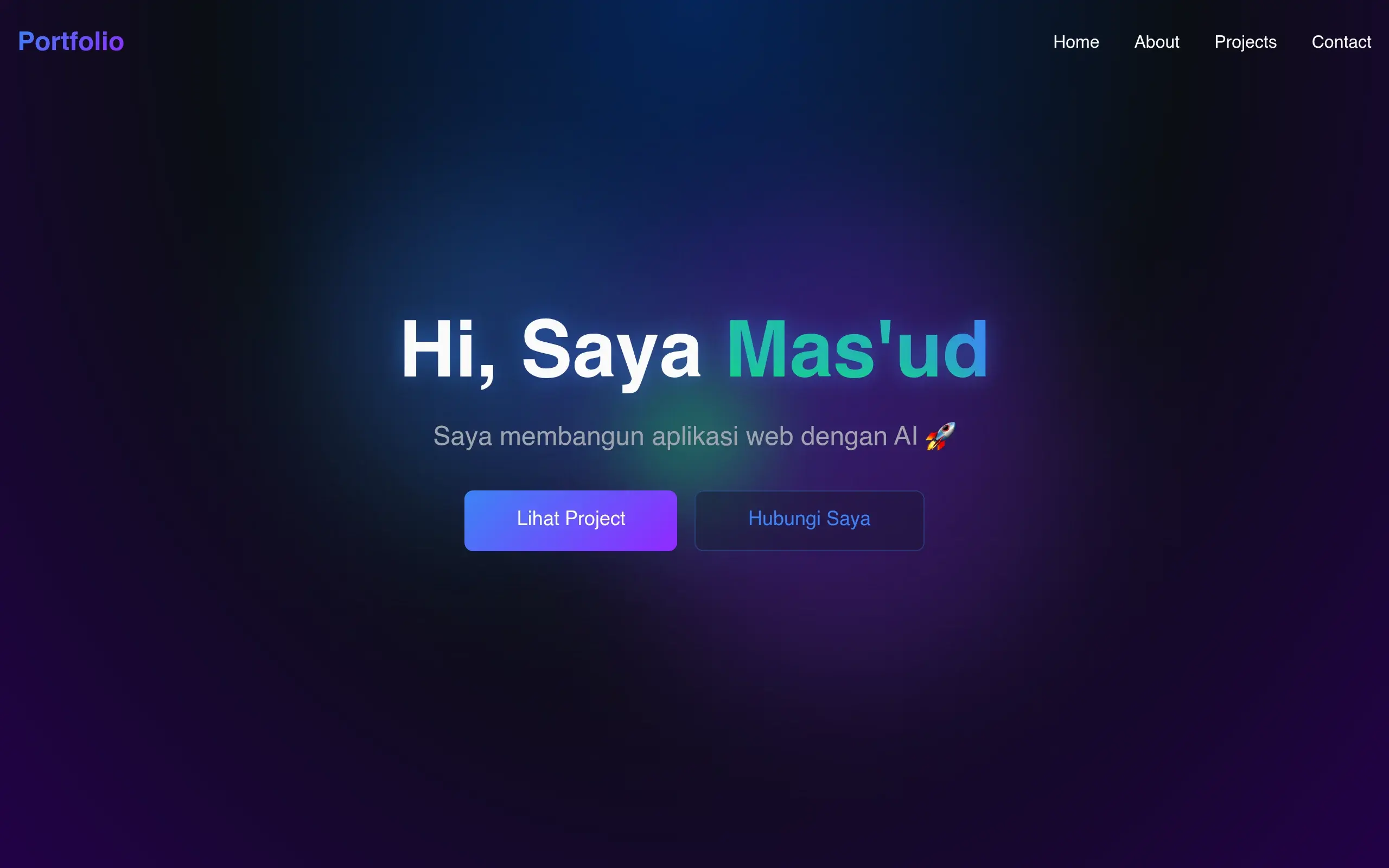 Screenshot portfolio